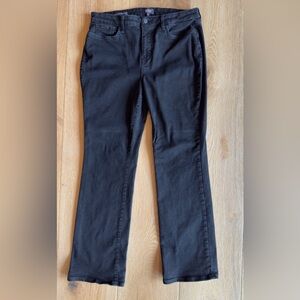 NYDJ Barbara Bootcut Black Jeans - Size 14